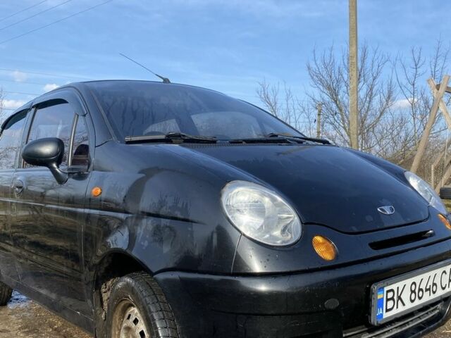 Черный Дэу Матиз, объемом двигателя 0.8 л и пробегом 187 тыс. км за 1500 $, фото 1 на Automoto.ua