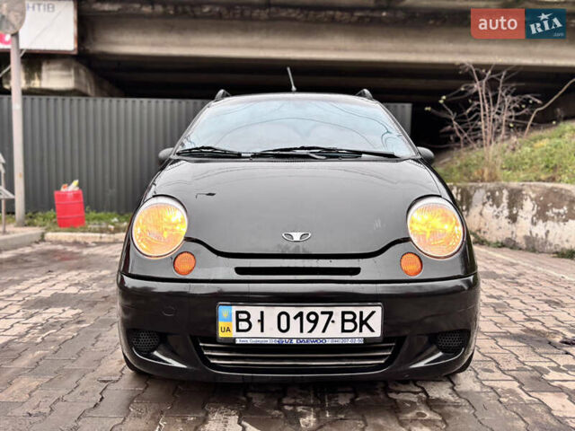Черный Дэу Матиз, объемом двигателя 0.8 л и пробегом 82 тыс. км за 2800 $, фото 1 на Automoto.ua