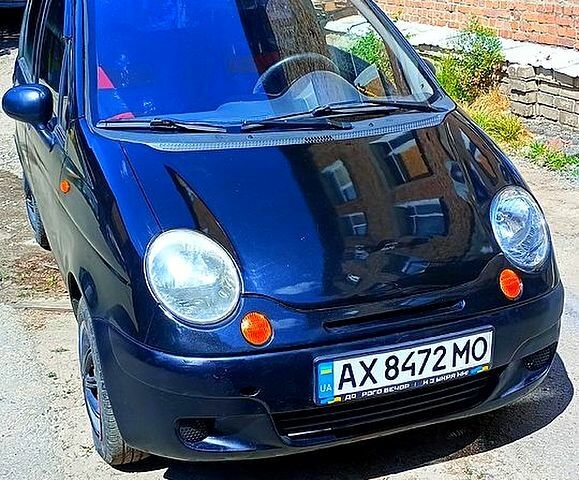 Черный Дэу Матиз, объемом двигателя 0.8 л и пробегом 150 тыс. км за 1600 $, фото 1 на Automoto.ua
