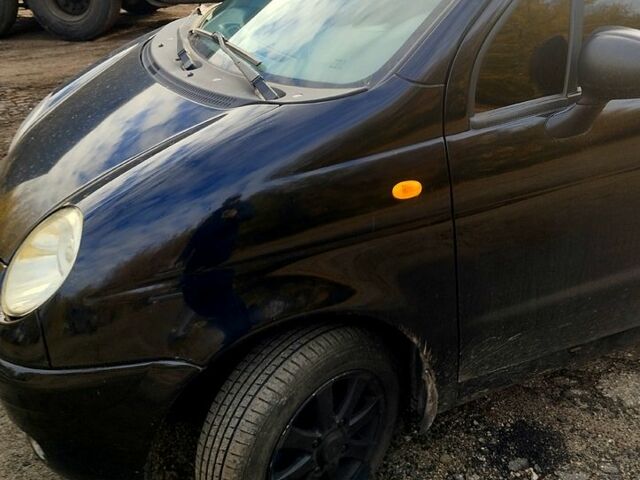 Черный Дэу Матиз, объемом двигателя 0.8 л и пробегом 123 тыс. км за 1900 $, фото 1 на Automoto.ua