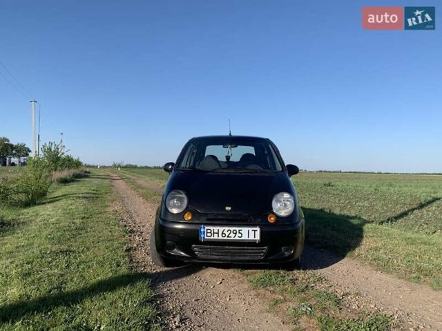 Черный Дэу Матиз, объемом двигателя 0.8 л и пробегом 184 тыс. км за 2200 $, фото 1 на Automoto.ua