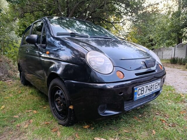 Чорний Деу Матіз, об'ємом двигуна 0.8 л та пробігом 157 тис. км за 1350 $, фото 1 на Automoto.ua