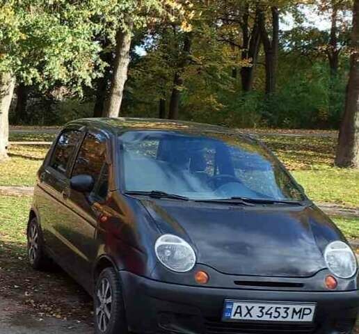 Черный Дэу Матиз, объемом двигателя 0.8 л и пробегом 130 тыс. км за 2900 $, фото 1 на Automoto.ua