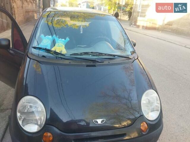 Черный Дэу Матиз, объемом двигателя 0.8 л и пробегом 144 тыс. км за 1600 $, фото 1 на Automoto.ua