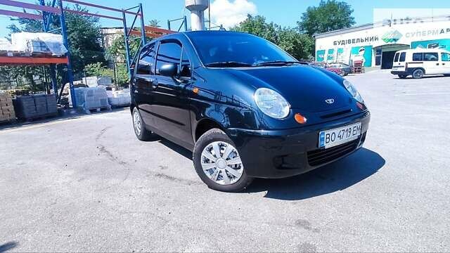 Черный Дэу Матиз, объемом двигателя 0.8 л и пробегом 129 тыс. км за 2500 $, фото 1 на Automoto.ua