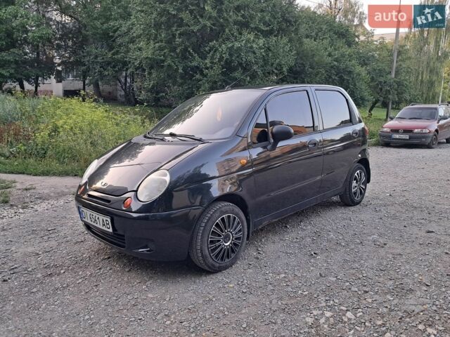 Черный Дэу Матиз, объемом двигателя 0.8 л и пробегом 75 тыс. км за 3150 $, фото 1 на Automoto.ua