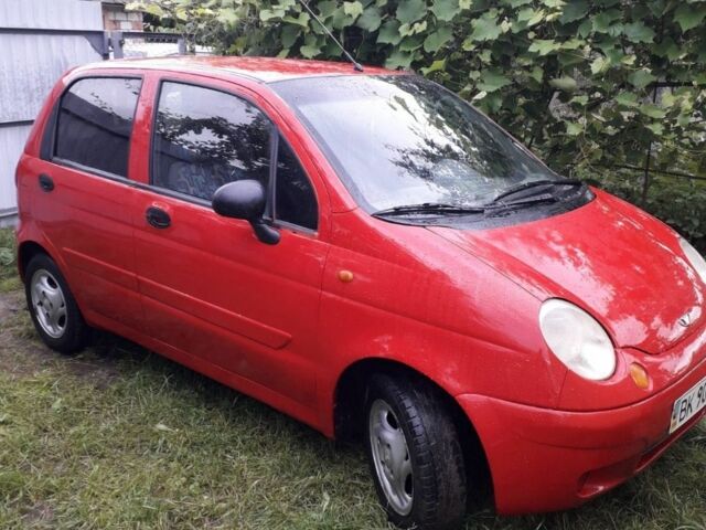 Червоний Деу Матіз, об'ємом двигуна 0.8 л та пробігом 200 тис. км за 1800 $, фото 1 на Automoto.ua