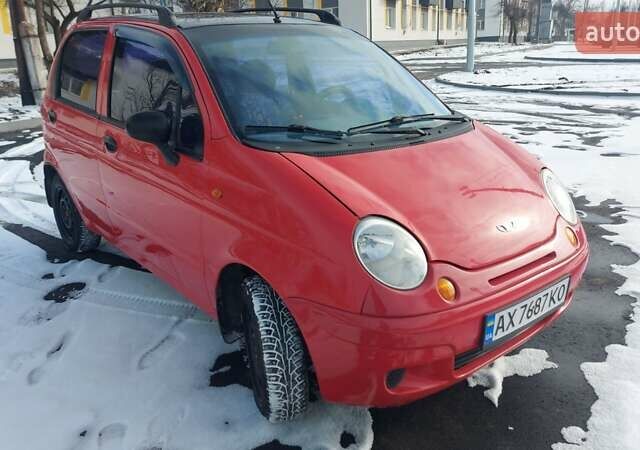Красный Дэу Матиз, объемом двигателя 0.8 л и пробегом 168 тыс. км за 2100 $, фото 1 на Automoto.ua