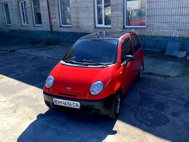 Красный Дэу Матиз, объемом двигателя 0.8 л и пробегом 110 тыс. км за 1900 $, фото 1 на Automoto.ua