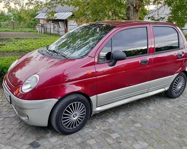 Красный Дэу Матиз, объемом двигателя 1 л и пробегом 280 тыс. км за 1700 $, фото 1 на Automoto.ua