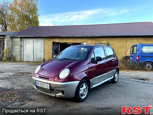 Красный Дэу Матиз, объемом двигателя 1 л и пробегом 128 тыс. км за 1350 $, фото 1 на Automoto.ua