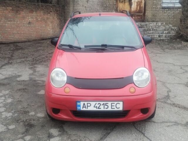 Красный Дэу Матиз, объемом двигателя 0.8 л и пробегом 151 тыс. км за 1900 $, фото 1 на Automoto.ua