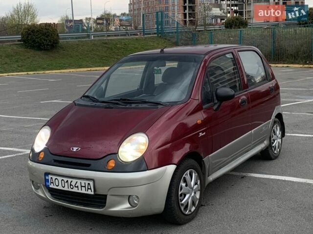 Красный Дэу Матиз, объемом двигателя 1.1 л и пробегом 150 тыс. км за 1550 $, фото 1 на Automoto.ua