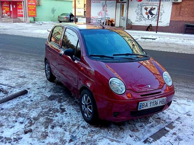 Красный Дэу Матиз, объемом двигателя 0.8 л и пробегом 1400 тыс. км за 2500 $, фото 1 на Automoto.ua