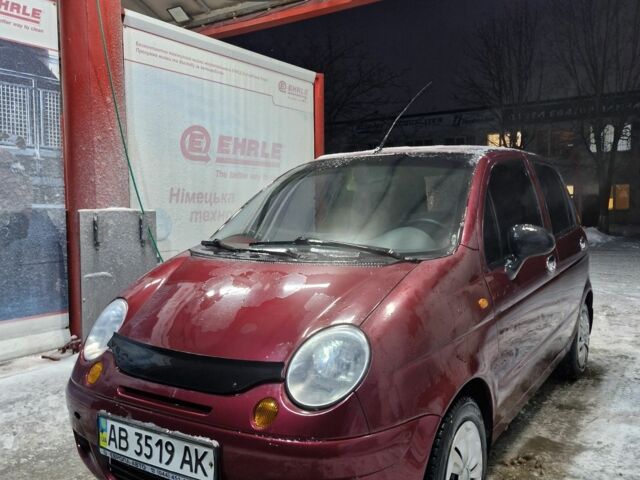 Красный Дэу Матиз, объемом двигателя 0.8 л и пробегом 190 тыс. км за 2650 $, фото 1 на Automoto.ua