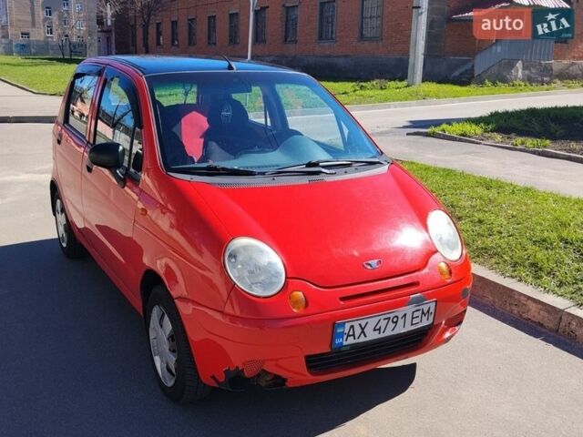 Червоний Деу Матіз, об'ємом двигуна 0.8 л та пробігом 106 тис. км за 1900 $, фото 1 на Automoto.ua