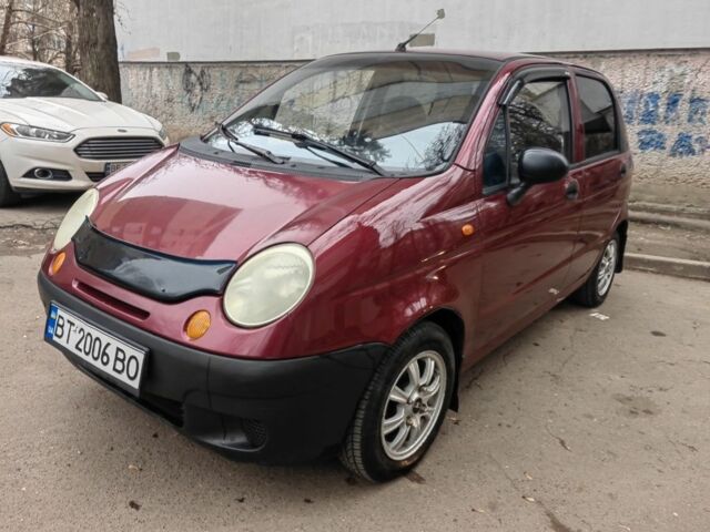Красный Дэу Матиз, объемом двигателя 0.8 л и пробегом 2 тыс. км за 2000 $, фото 1 на Automoto.ua