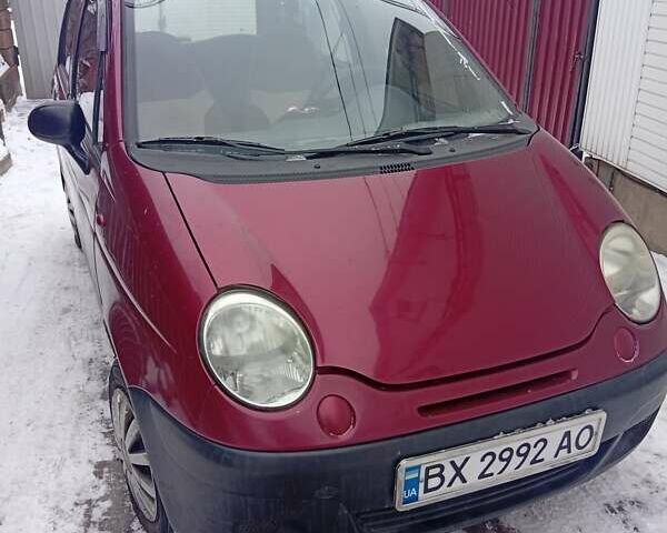 Червоний Деу Матіз, об'ємом двигуна 0.8 л та пробігом 200 тис. км за 1450 $, фото 1 на Automoto.ua