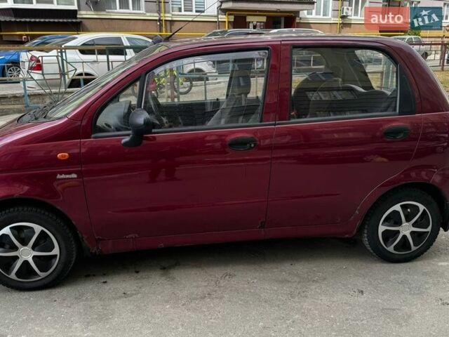 Червоний Деу Матіз, об'ємом двигуна 0.8 л та пробігом 197 тис. км за 2200 $, фото 1 на Automoto.ua