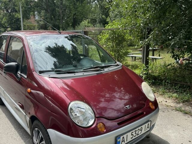 Красный Дэу Матиз, объемом двигателя 1 л и пробегом 200 тыс. км за 850 $, фото 1 на Automoto.ua