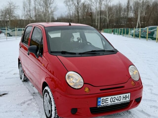 Красный Дэу Матиз, объемом двигателя 0.8 л и пробегом 93 тыс. км за 3450 $, фото 1 на Automoto.ua
