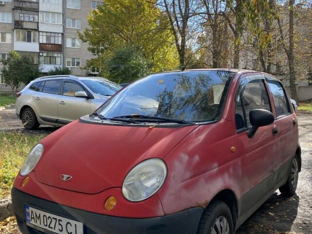 Червоний Деу Матіз, об'ємом двигуна 0.8 л та пробігом 122 тис. км за 900 $, фото 1 на Automoto.ua