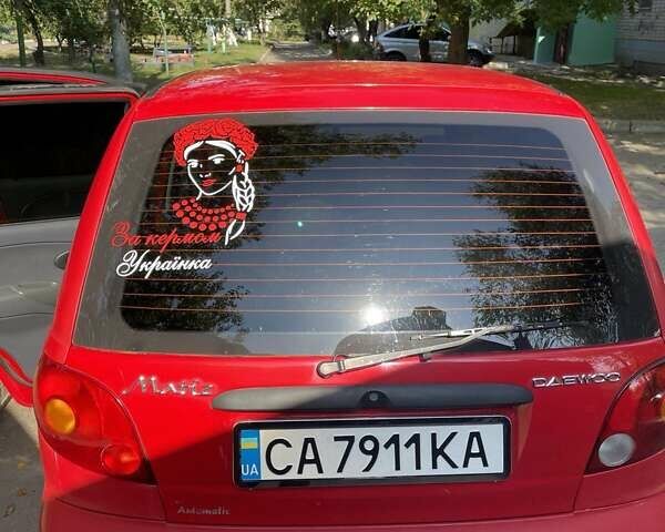 Червоний Деу Матіз, об'ємом двигуна 0.8 л та пробігом 138 тис. км за 2500 $, фото 1 на Automoto.ua