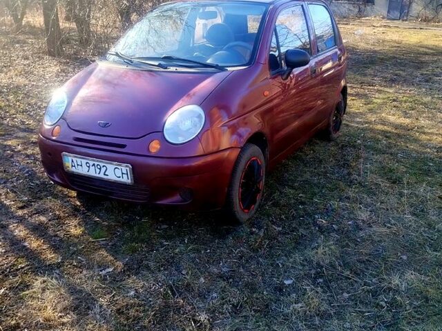 Червоний Деу Матіз, об'ємом двигуна 0.8 л та пробігом 165 тис. км за 1250 $, фото 1 на Automoto.ua