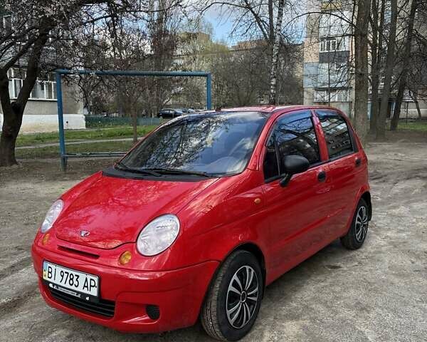 Красный Дэу Матиз, объемом двигателя 0.8 л и пробегом 146 тыс. км за 2500 $, фото 1 на Automoto.ua