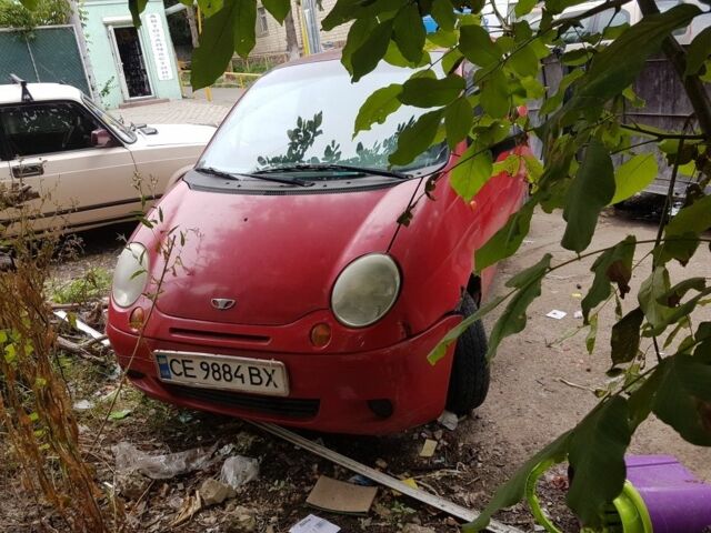 Червоний Деу Матіз, об'ємом двигуна 0.8 л та пробігом 122 тис. км за 702 $, фото 1 на Automoto.ua
