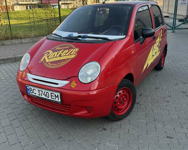Красный Дэу Матиз, объемом двигателя 0.8 л и пробегом 139 тыс. км за 1350 $, фото 1 на Automoto.ua