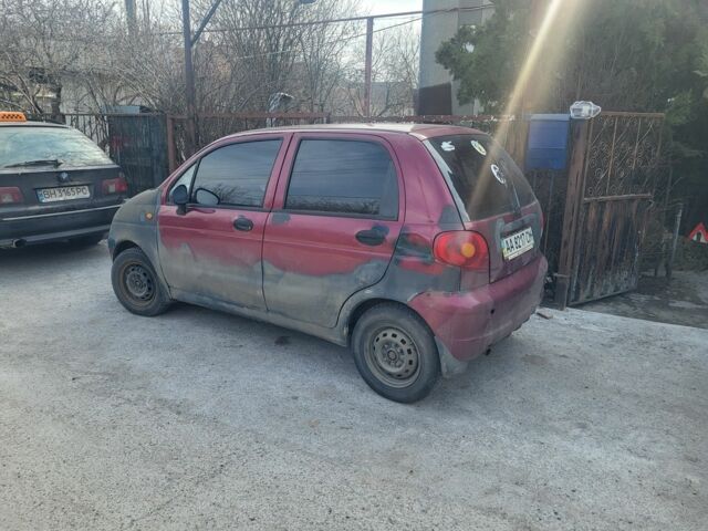 Красный Дэу Матиз, объемом двигателя 0 л и пробегом 210 тыс. км за 750 $, фото 1 на Automoto.ua