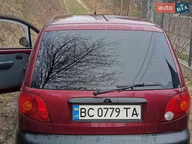 Красный Дэу Матиз, объемом двигателя 0.8 л и пробегом 74 тыс. км за 2000 $, фото 1 на Automoto.ua