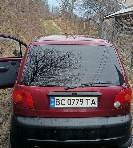 Красный Дэу Матиз, объемом двигателя 0.8 л и пробегом 74 тыс. км за 2000 $, фото 1 на Automoto.ua