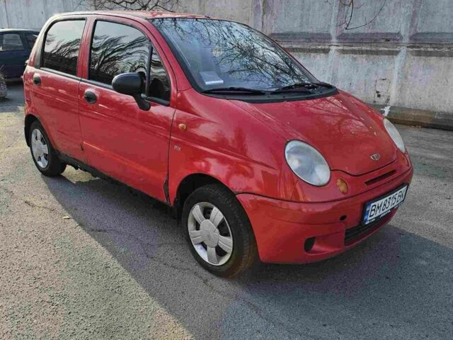 Красный Дэу Матиз, объемом двигателя 0.8 л и пробегом 151 тыс. км за 1700 $, фото 1 на Automoto.ua