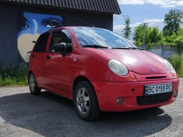 Красный Дэу Матиз, объемом двигателя 0.8 л и пробегом 286 тыс. км за 1798 $, фото 1 на Automoto.ua