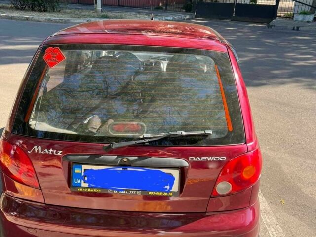 Червоний Деу Матіз, об'ємом двигуна 0.8 л та пробігом 141 тис. км за 3100 $, фото 1 на Automoto.ua