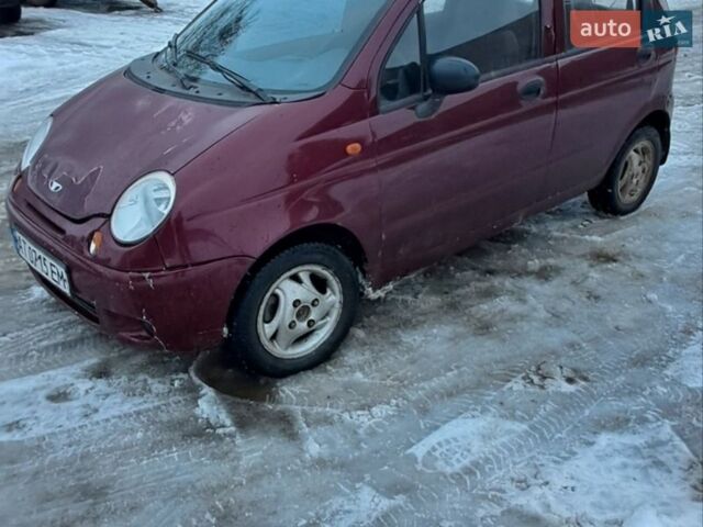 Червоний Деу Матіз, об'ємом двигуна 1.1 л та пробігом 235 тис. км за 750 $, фото 1 на Automoto.ua