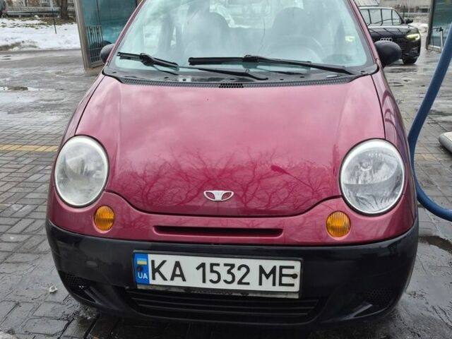 Красный Дэу Матиз, объемом двигателя 0.8 л и пробегом 161 тыс. км за 1800 $, фото 1 на Automoto.ua