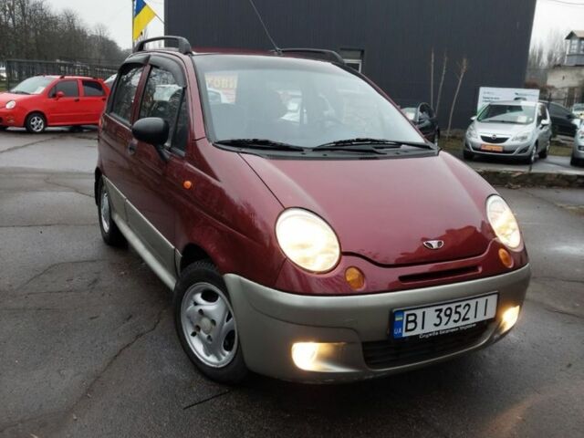 Красный Дэу Матиз, объемом двигателя 1 л и пробегом 92 тыс. км за 2350 $, фото 1 на Automoto.ua