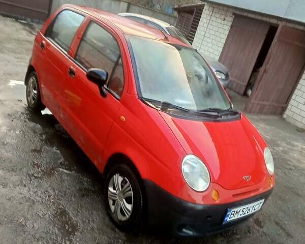 Красный Дэу Матиз, объемом двигателя 0.8 л и пробегом 227 тыс. км за 1750 $, фото 1 на Automoto.ua