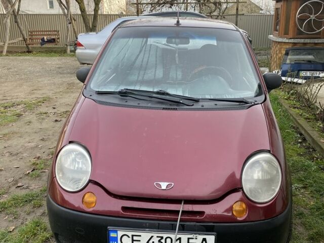 Красный Дэу Матиз, объемом двигателя 0.8 л и пробегом 3 тыс. км за 2000 $, фото 1 на Automoto.ua