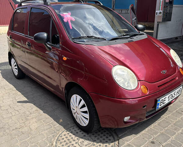 Красный Дэу Матиз, объемом двигателя 0.8 л и пробегом 224 тыс. км за 2700 $, фото 1 на Automoto.ua