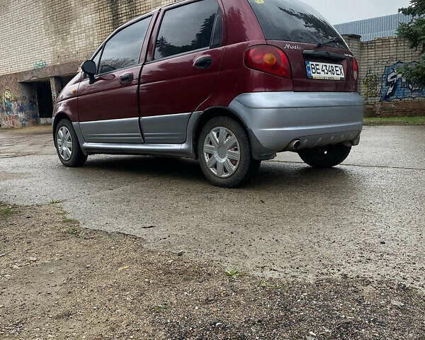 Красный Дэу Матиз, объемом двигателя 1 л и пробегом 123 тыс. км за 3200 $, фото 1 на Automoto.ua