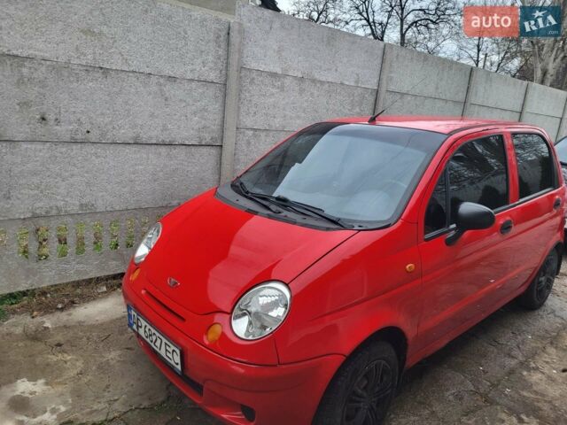 Красный Дэу Матиз, объемом двигателя 0.8 л и пробегом 156 тыс. км за 2200 $, фото 1 на Automoto.ua