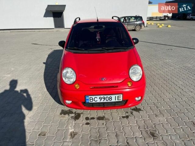 Красный Дэу Матиз, объемом двигателя 0.8 л и пробегом 110 тыс. км за 2700 $, фото 1 на Automoto.ua