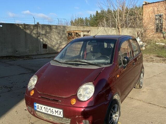 Красный Дэу Матиз, объемом двигателя 0.8 л и пробегом 167 тыс. км за 1400 $, фото 1 на Automoto.ua