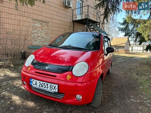 Червоний Деу Матіз, об'ємом двигуна 0.8 л та пробігом 124 тис. км за 1700 $, фото 1 на Automoto.ua