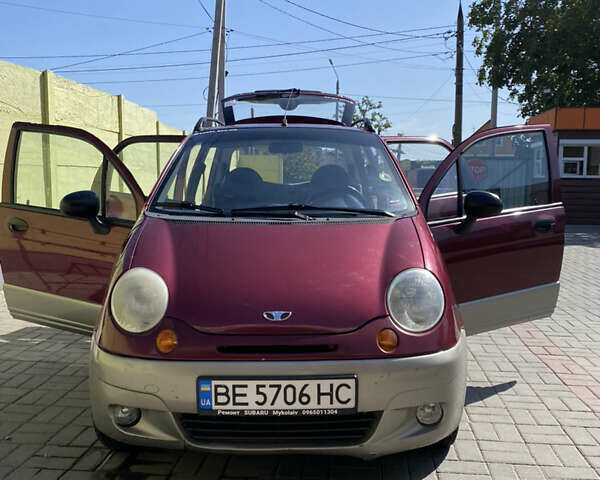Красный Дэу Матиз, объемом двигателя 1 л и пробегом 85 тыс. км за 3000 $, фото 1 на Automoto.ua