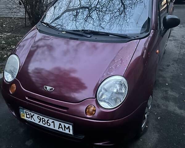 Красный Дэу Матиз, объемом двигателя 0.8 л и пробегом 149 тыс. км за 1750 $, фото 1 на Automoto.ua